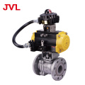 JL Corrosion-resistant fluorine lined pneumatic ball valve